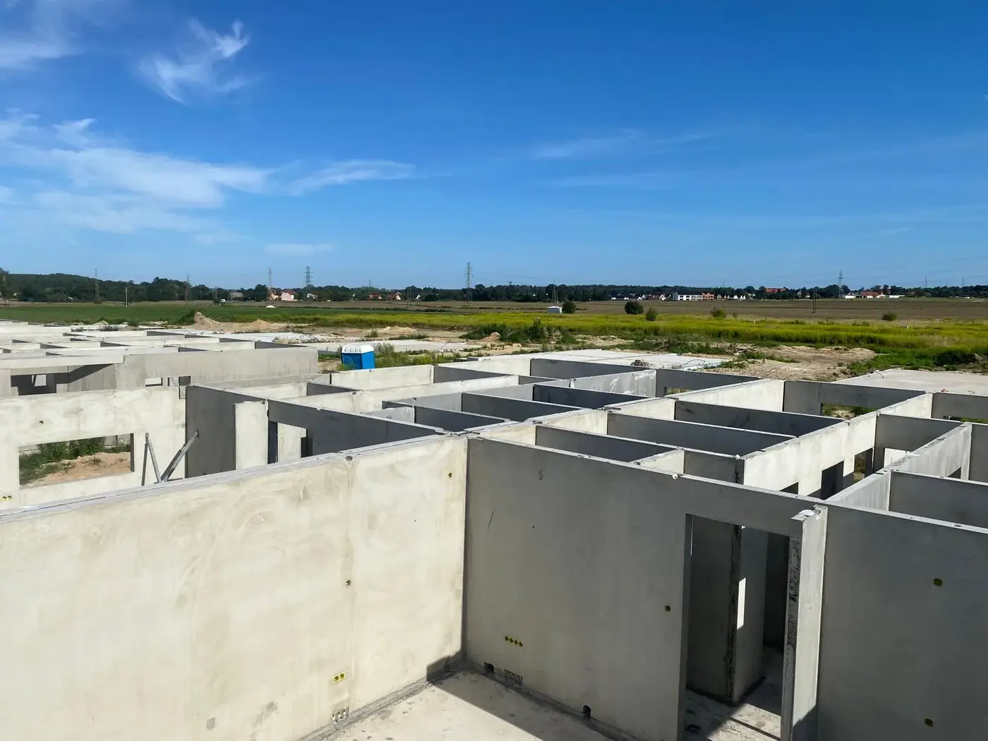 Zespół budynków w Łaziskach — ściany prefabrykowane — Łaziska