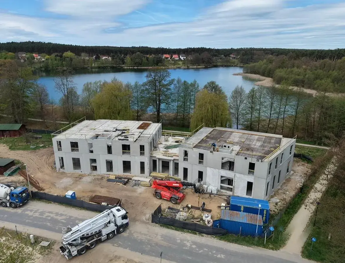 Pensjonat w Ośnie Lubuskim — ściany i stropy prefabrykowane — Ośno Lubuskie