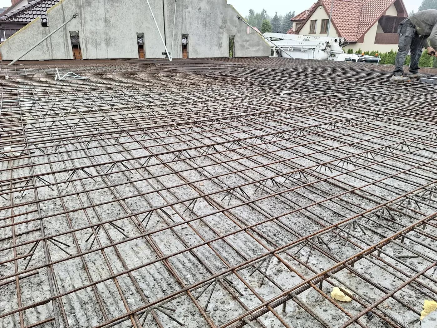 Stropy prefabrykowane w budynku pod Szczecinkiem — Szczecinek