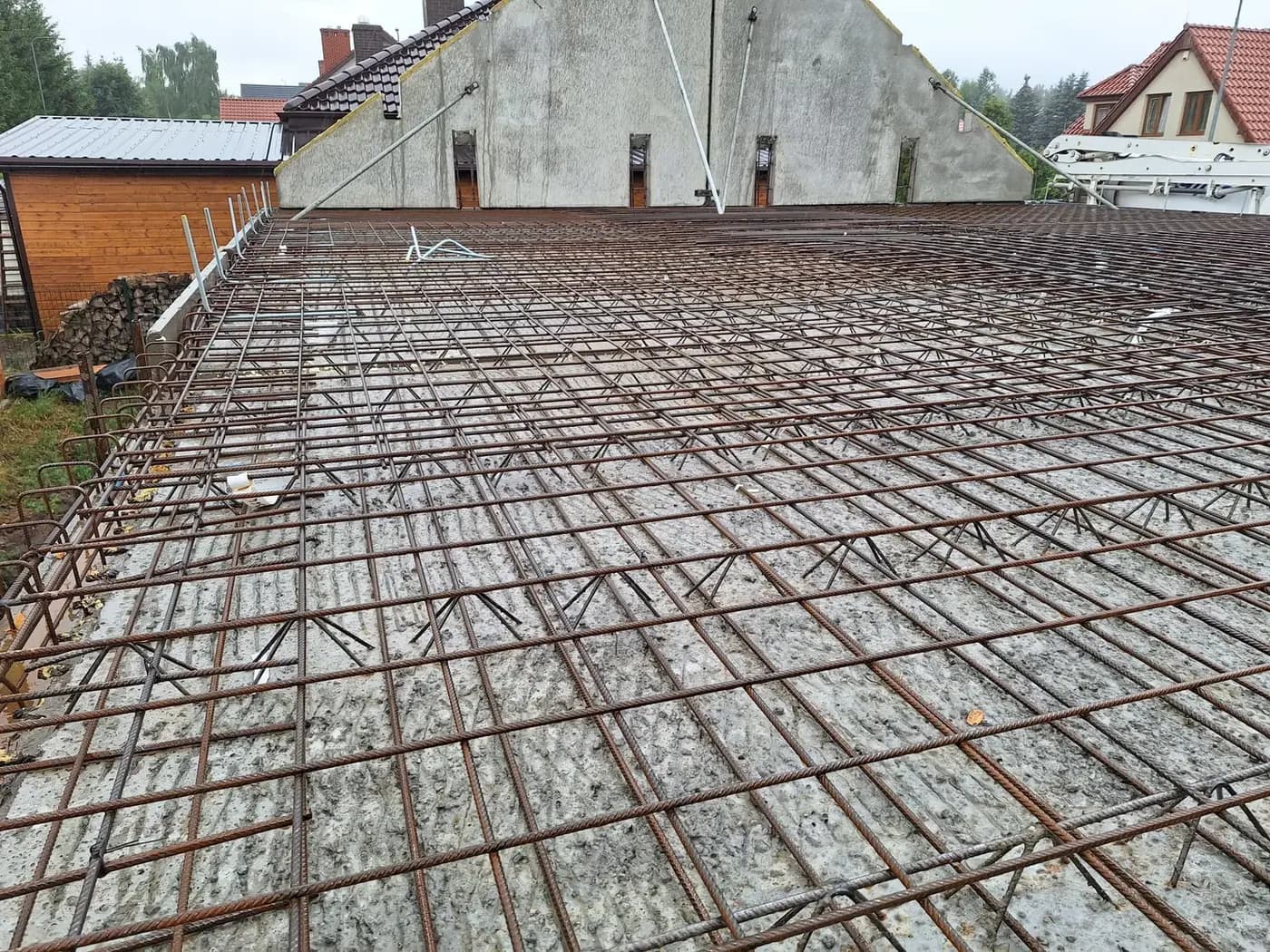 Stropy prefabrykowane w budynku pod Szczecinkiem — Szczecinek