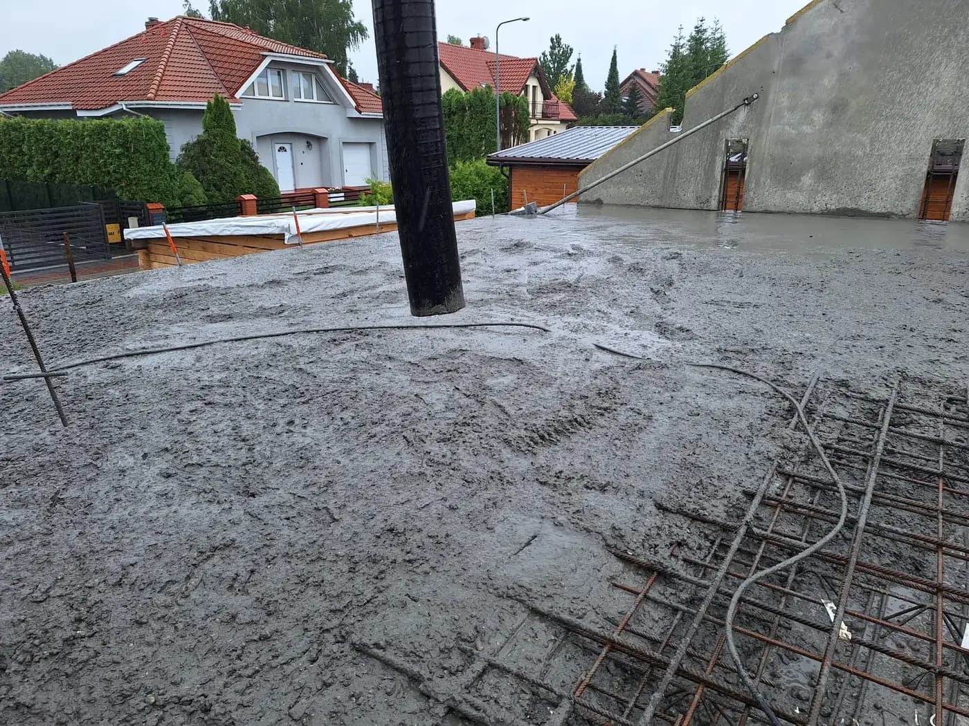 Stropy prefabrykowane w budynku pod Szczecinkiem — Szczecinek
