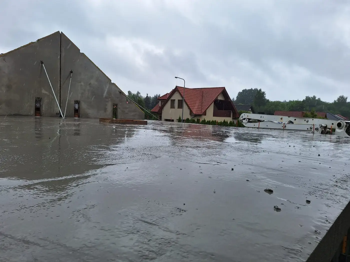 Stropy prefabrykowane w budynku pod Szczecinkiem — Szczecinek